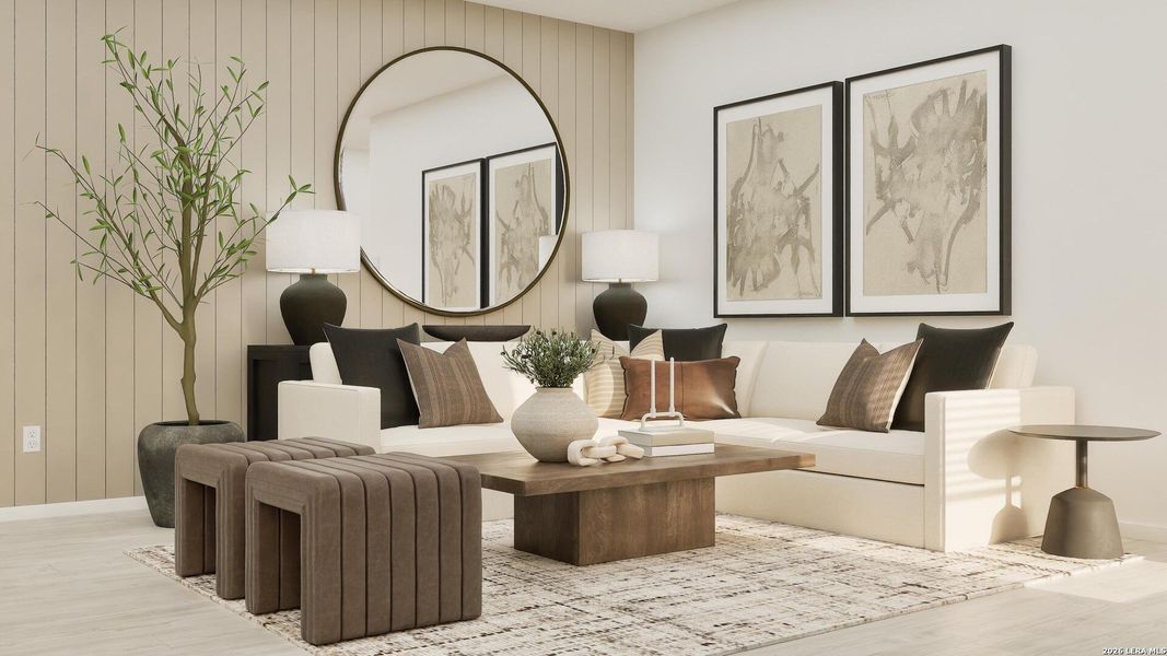 Furnished interior view inside a new home in Stone Garden, Elmendorf (Image 29). Furnished interior view inside a new home in Stone Garden, Elmendorf (Image 29).