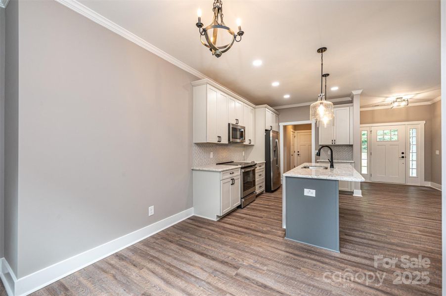 Furnished interior view inside a new home in , Lenoir (Image 10).