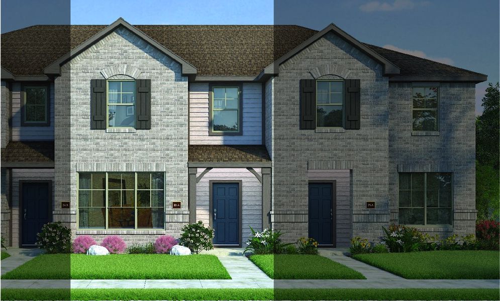 Travis with Elevation 3A Brick Exterior 2023 Townhomes Travis with Elevation 3A Brick Exterior 2023 Townhomes