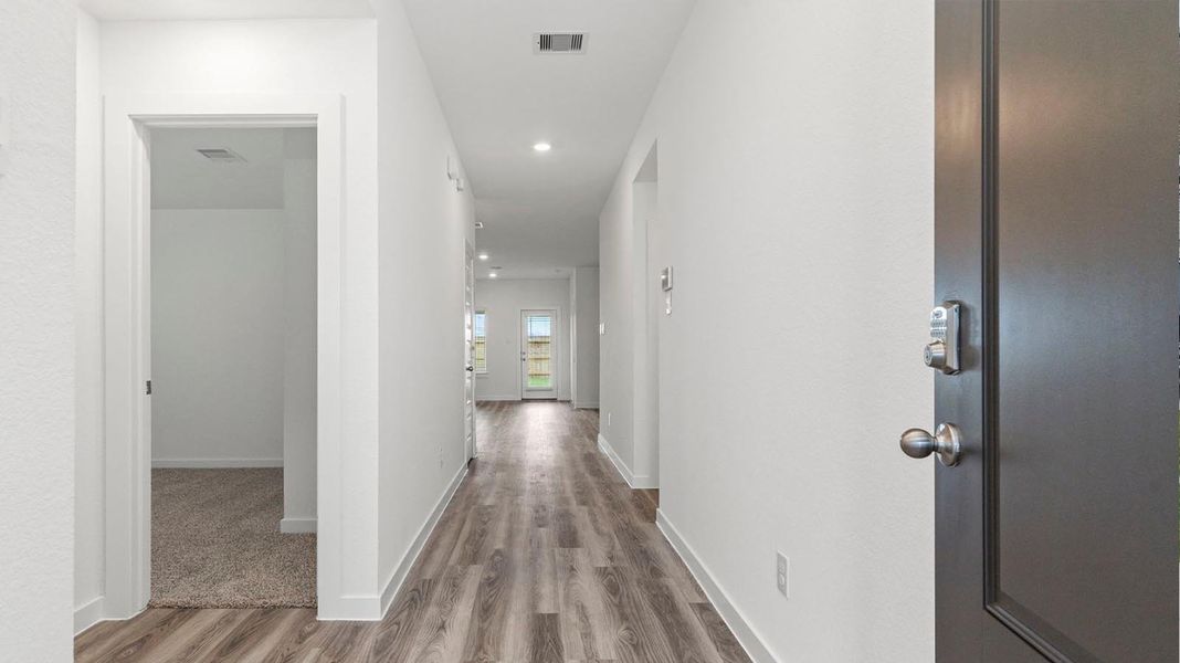 Representative unfurnished interior of a home built from the Justin by D.R. Horton in Lago Mar, Texas City (Image 16). Representative unfurnished interior of a home built from the Justin by D.R. Horton in Lago Mar, Texas City (Image 16).