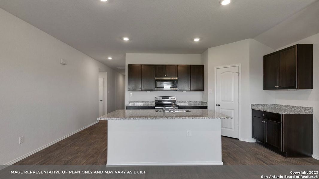 Furnished interior view inside a new home in Arroyo Ranch, Seguin (Image 4). Furnished interior view inside a new home in Arroyo Ranch, Seguin (Image 4).