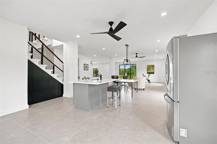 Furnished interior view inside a new home in , Port Richey (Image 58).