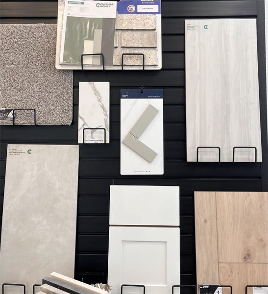 Sample of building materials used in homes in Bridgeland, Cypress (Image 24).