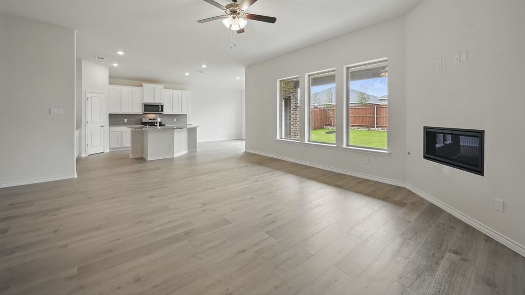 Representative unfurnished interior of a home built from the Ferry by D.R. Horton in The Woods at Lindsey Place, Anna (Image 12). Representative unfurnished interior of a home built from the Ferry by D.R. Horton in The Woods at Lindsey Place, Anna (Image 12).
