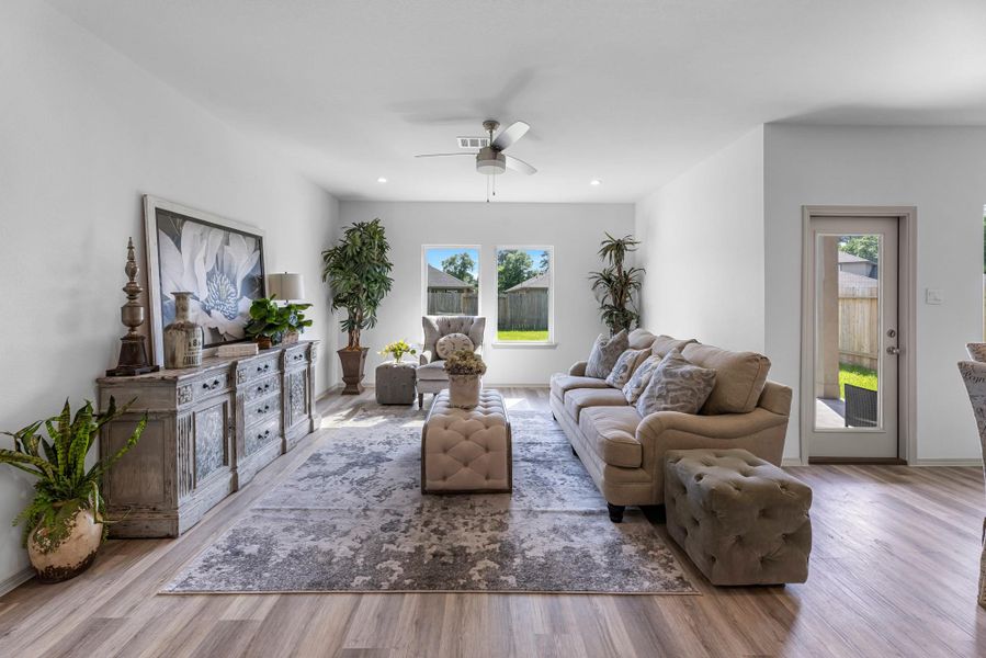 Furnished interior view inside a new home in Springwood, Beaumont (Image 31).