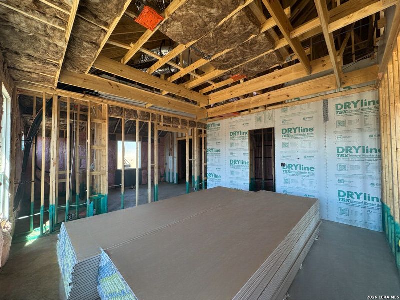 In-progress construction of a new home in Waldsanger, New Braunfels, TX (Image 10).