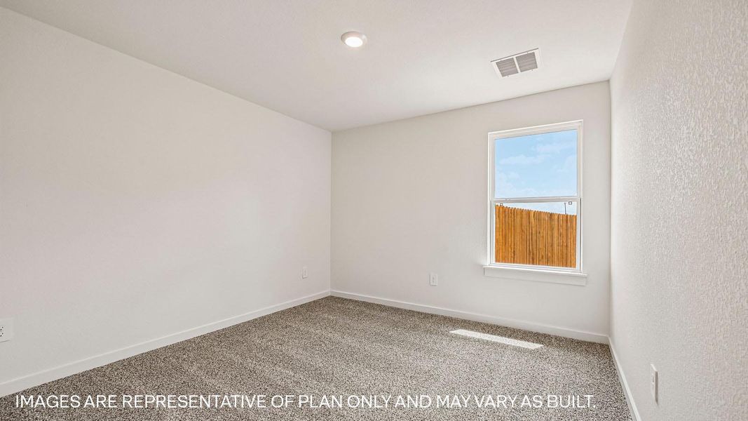 Representative unfurnished interior of a home built from the The Irvine by D.R. Horton in Monarch Ranch, Manor (Image 25).