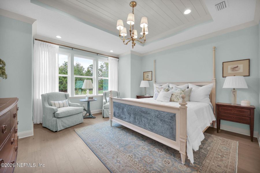 Furnished interior view inside a new home in Mariposa at EverRange 40' Series, Jacksonville (Image 43).