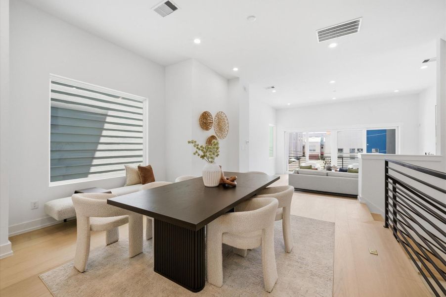 Furnished interior view inside a new home in , Houston (Image 35).
