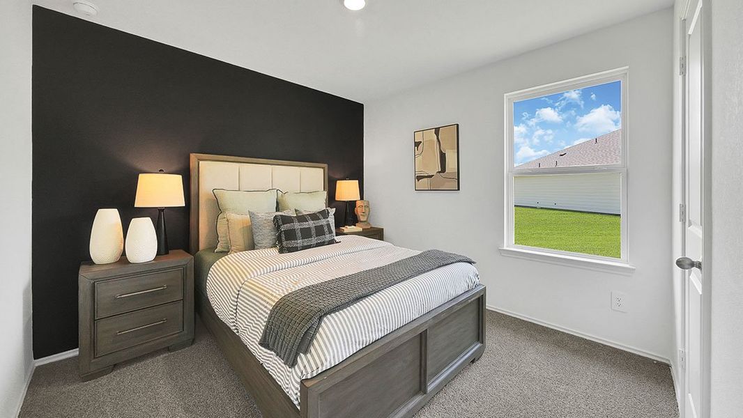 Furnished interior view inside a new home in Tamarron, Fulshear (Image 7).