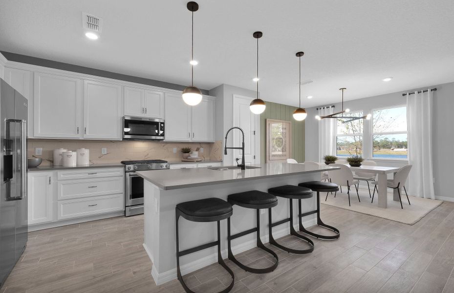 Furnished interior view inside a new home in The Preserve at Bannon Lakes, St. Augustine (Image 10).
