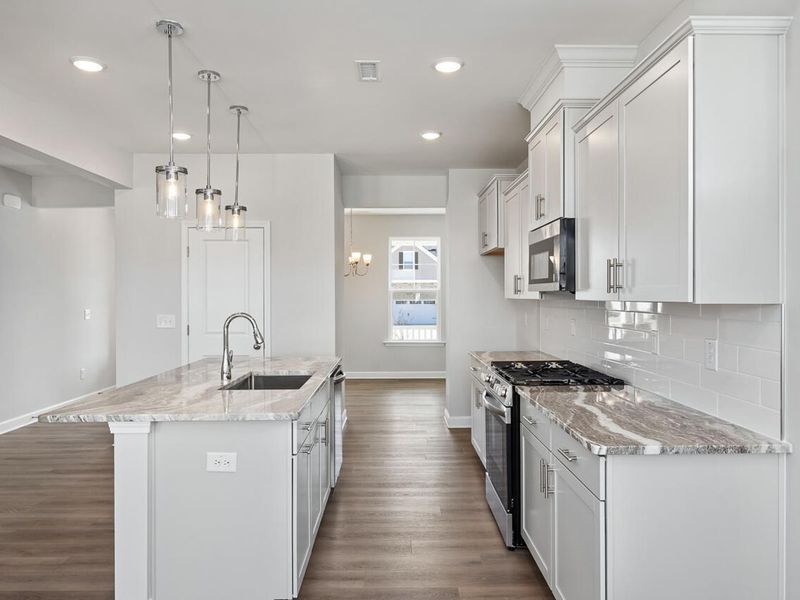 Furnished interior view inside a new home in Tobacco Road, Angier (Image 3).