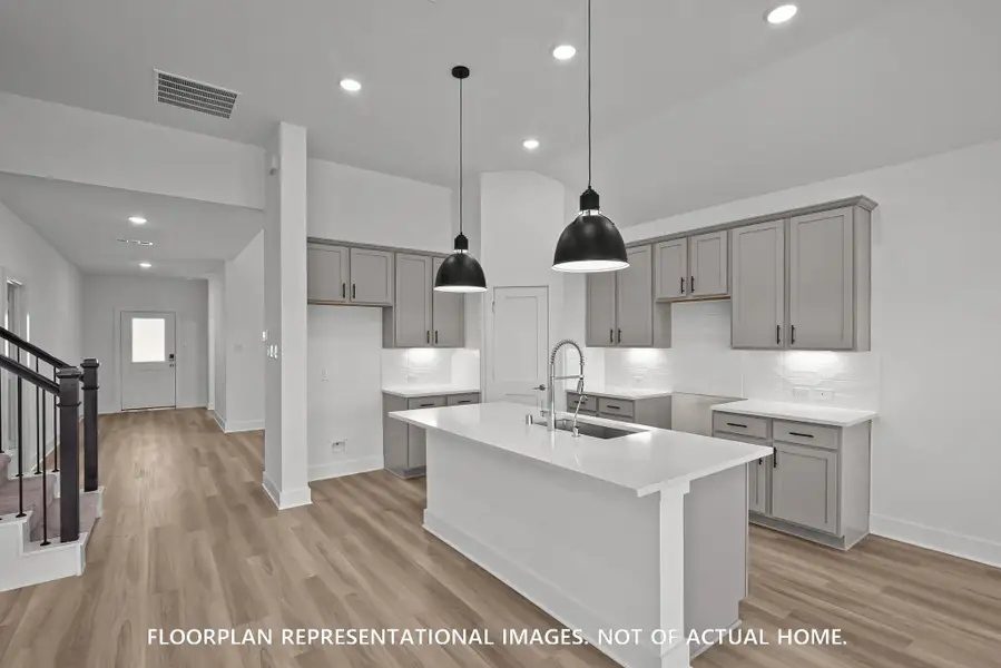 Furnished interior view inside a new home in Moran Ranch, Willis (Image 4).