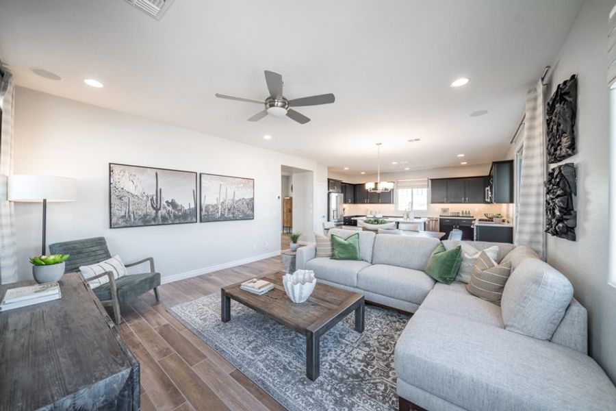 Furnished interior view inside a new home in Parkside, Avondale (Image 5).