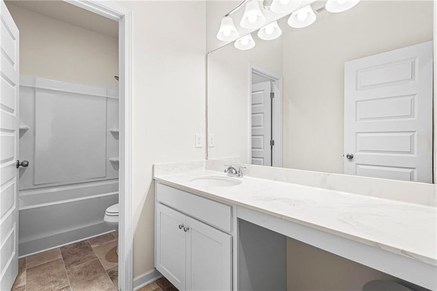 Furnished interior view inside a new home in Victoria Heights, Dallas (Image 22).