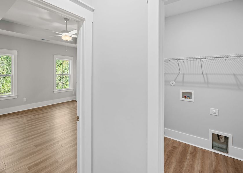 Spacious, unfurnished interior of a new home in Carolina Creek, Hampstead (Image 27). Spacious, unfurnished interior of a new home in Carolina Creek, Hampstead (Image 27).