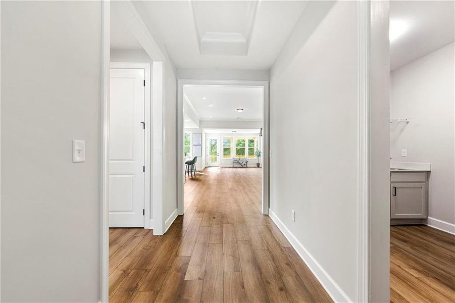 Spacious, unfurnished interior of a new home in Cresswind Georgia at Twin Lakes, Hoschton (Image 10).