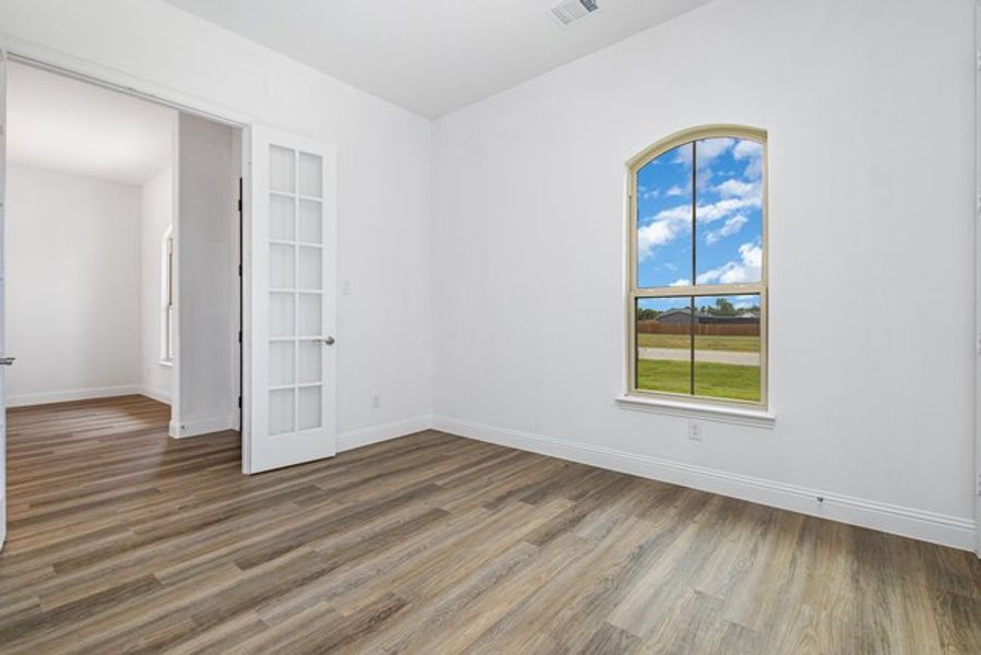 Representative unfurnished interior of a home built from the The Elm by Sumeer Homes in Stone Henge II, Sanger (Image 14). Representative unfurnished interior of a home built from the The Elm by Sumeer Homes in Stone Henge II, Sanger (Image 14).