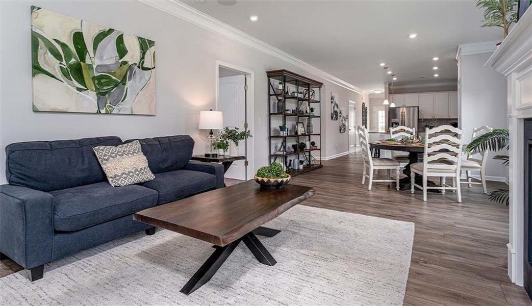 Furnished interior view inside a new home in Laurel Creek, Calhoun (Image 4).