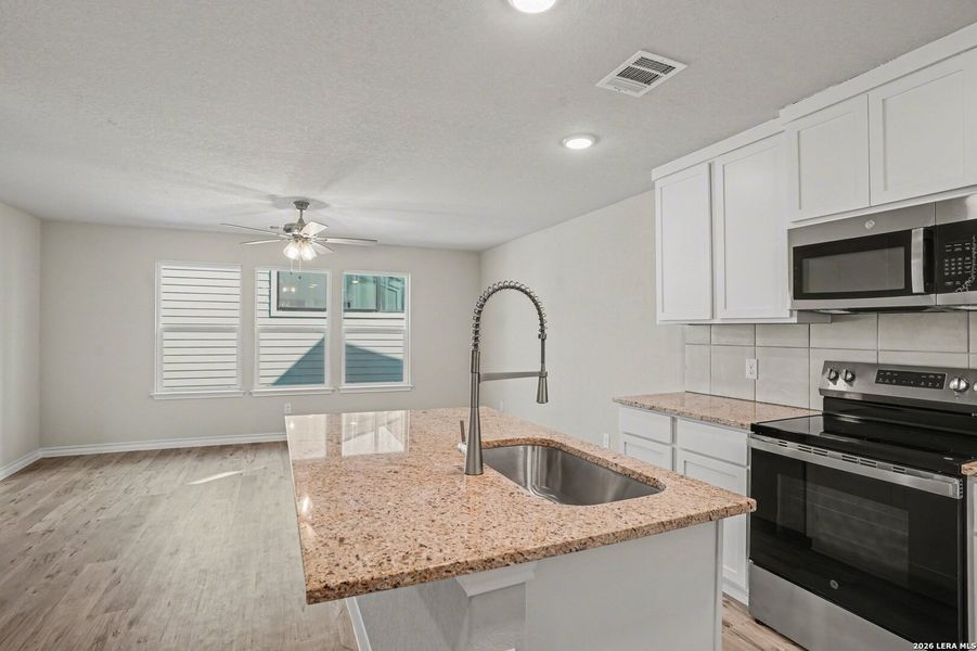Furnished interior view inside a new home in , San Antonio (Image 6).
