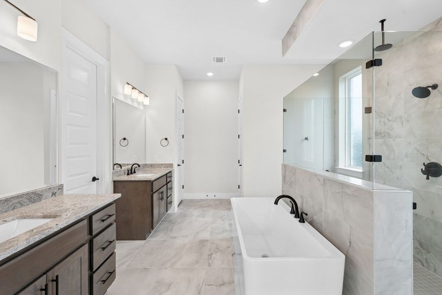Furnished interior view inside a new home in Riverstone, Georgetown (Image 9).