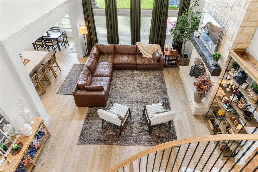Furnished interior view inside a new home in Grayhawk Addition, Forney (Image 8).