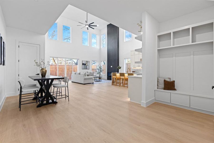 Furnished interior view inside a new home in , Dallas (Image 10).