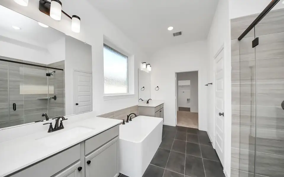 Furnished interior view inside a new home in Elyson, Katy (Image 6).