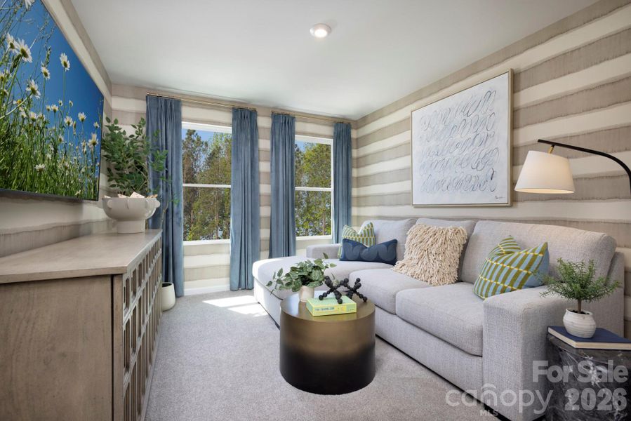 Furnished interior view inside a new home in Arbor Chase, Clover (Image 7).