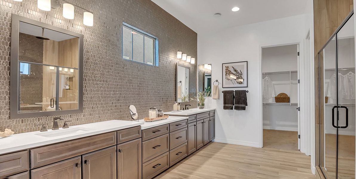 Furnished interior view inside a new home in Palo Verde at North Creek, Queen Creek (Image 8).