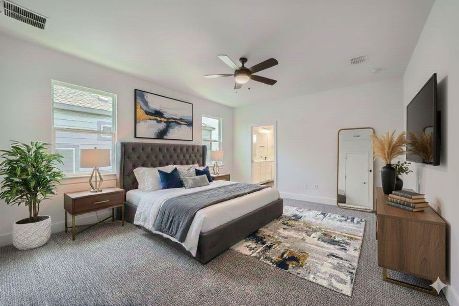 Furnished interior view inside a new home in Chester Ranch Place, Round Rock (Image 5).