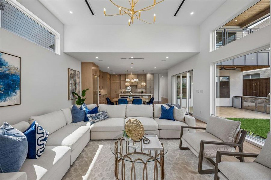 Furnished interior view inside a new home in , Dallas (Image 11).