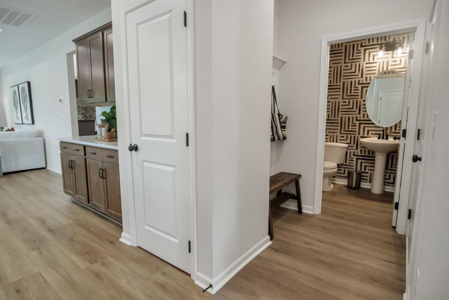 Furnished interior view inside a new home in The Oaks, Clarksville (Image 18).