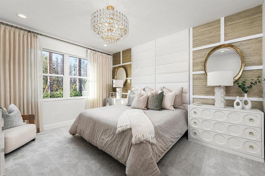 Furnished interior view inside a new home in Valencia Ridge, Wesley Chapel (Image 7).