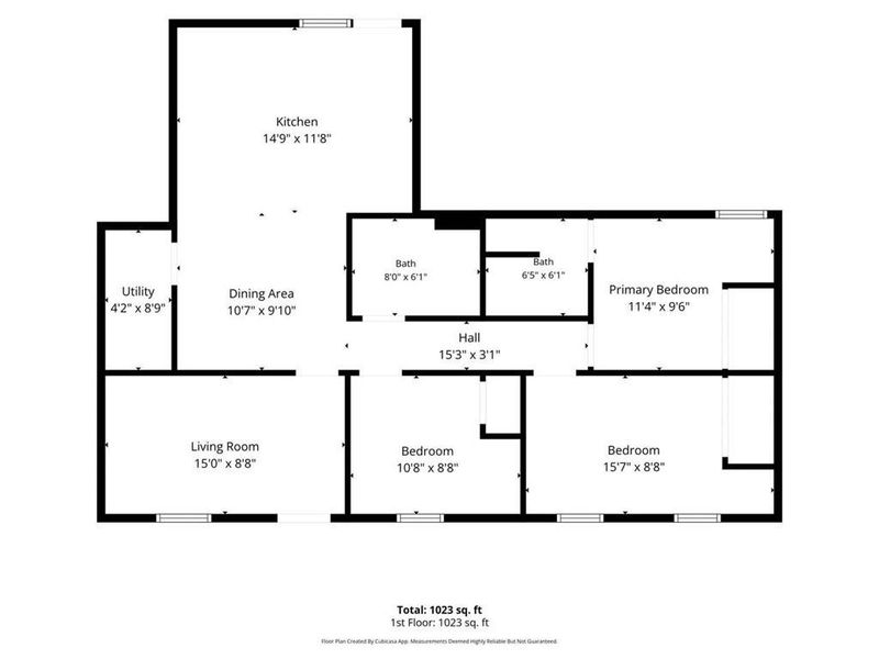 2D floor plan layout of this home in , Conyers, GA (Image 3).
