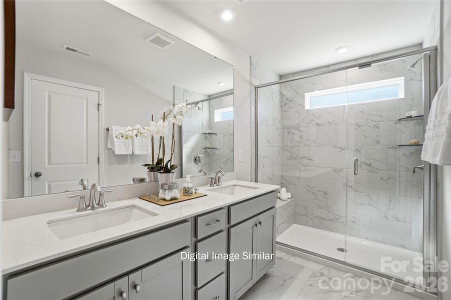 Furnished interior view inside a new home in Cheyney, Charlotte (Image 15). Furnished interior view inside a new home in Cheyney, Charlotte (Image 15).
