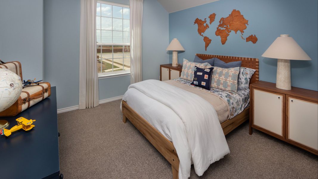Representative furnished interior of a home built from the The Campbell by Legend Homes in Bluestem, Brookshire (Image 13).
