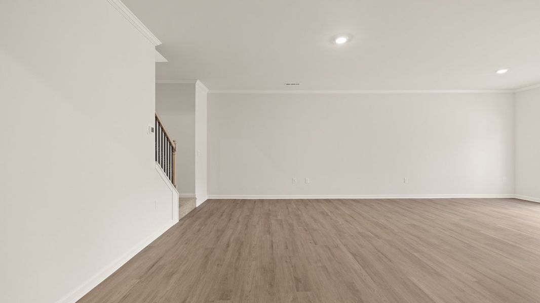 Spacious, unfurnished interior of a new home in Hughes Court, Dawsonville (Image 11). Spacious, unfurnished interior of a new home in Hughes Court, Dawsonville (Image 11).