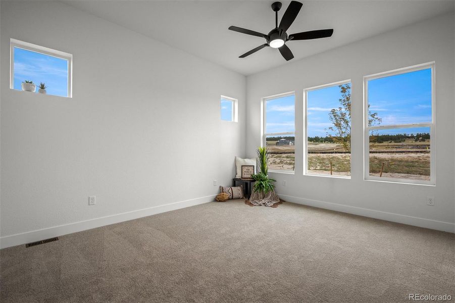 Spacious, unfurnished interior of a new home in Wolf Ranch - Enclave Collection, Colorado Springs (Image 33).