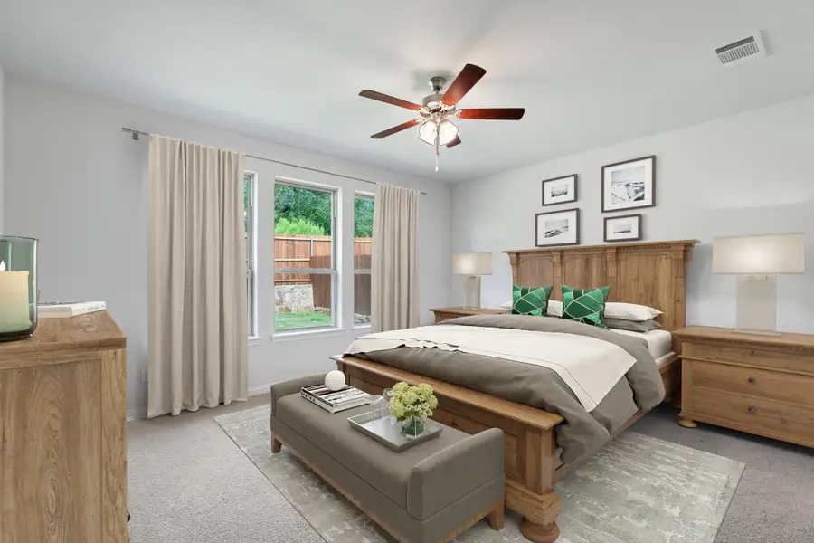 Representative furnished interior of a home built from the Driftwood by Beazer Homes in Lovers Landing, Forney (Image 5).