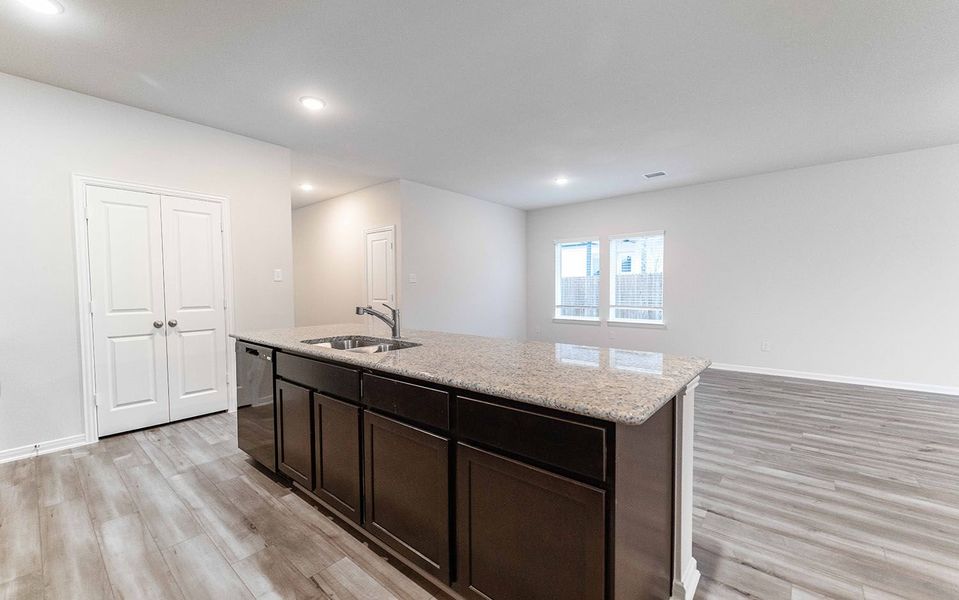 Furnished interior view inside a new home in The Grove, Sherman (Image 4).