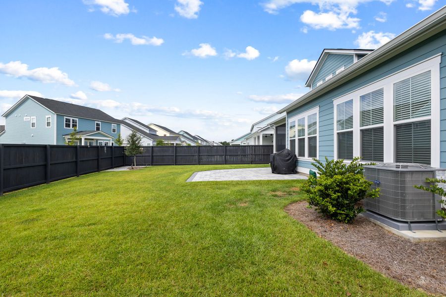Exterior details and patio area of a home in Carnes Crossroads, Summerville (Image 27). Exterior details and patio area of a home in Carnes Crossroads, Summerville (Image 27).