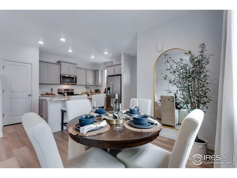Furnished interior view inside a new home in Vista Meadows, Fort Lupton (Image 23).