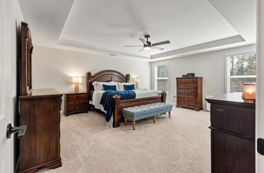 Furnished interior view inside a new home in Parker's Preserve, Ridgeville (Image 33).
