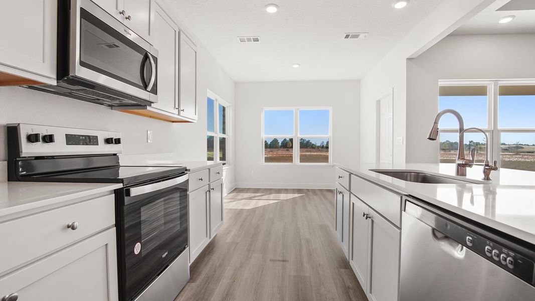 Furnished interior view inside a new home in Owl's Head Farms, Freeport (Image 6).