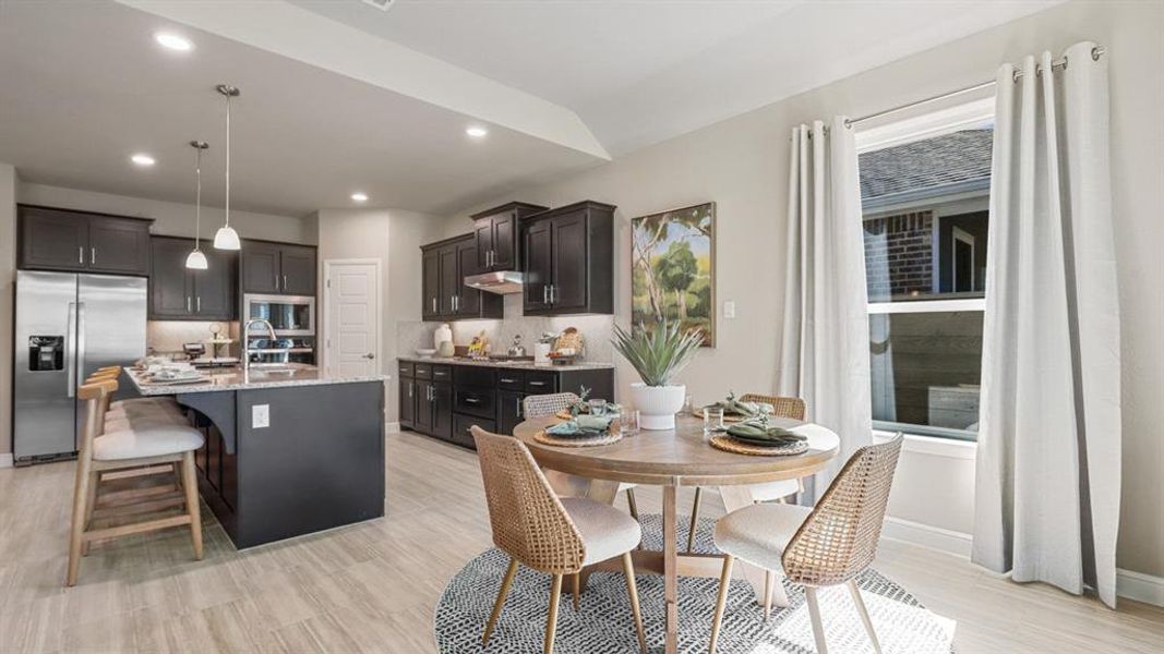 Furnished interior view inside a new home in Treeline, Justin (Image 29).