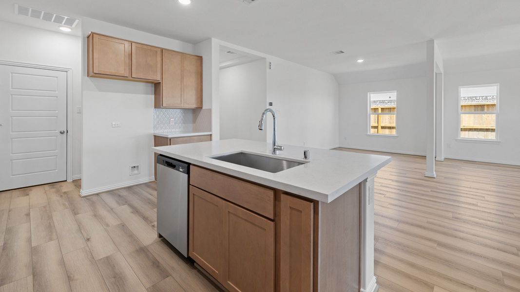 Furnished interior view inside a new home in Oakwood Estates, Waller (Image 20).