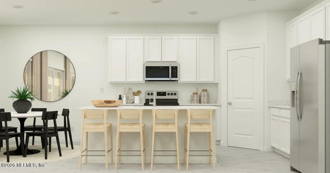 Furnished interior view inside a new home in Silver Meadows at SilverLeaf, St. Augustine (Image 7).