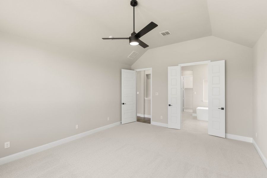 Spacious, unfurnished interior of a new home in Mockingbird Hills - Premiere Series, Joshua (Image 21). Spacious, unfurnished interior of a new home in Mockingbird Hills - Premiere Series, Joshua (Image 21).
