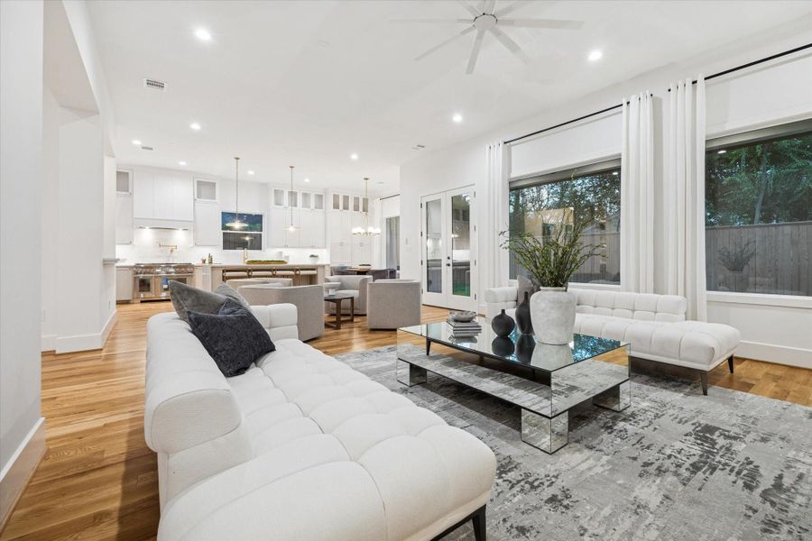 Furnished interior view inside a new home in , Houston (Image 11).